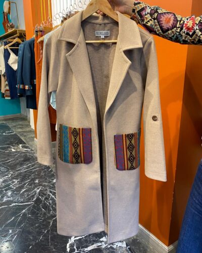 Cardigan Paño Marrón Chocolate