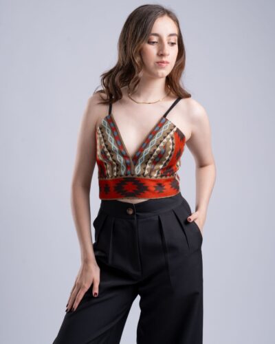 Top Corset Tejido Etnico