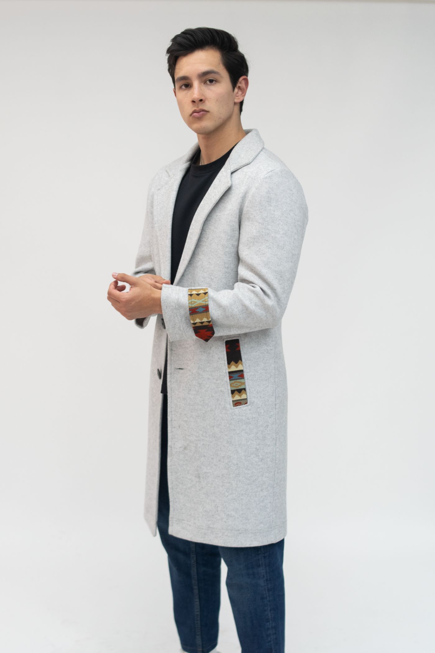 Cardigan Clásico Gris - Imagen 2